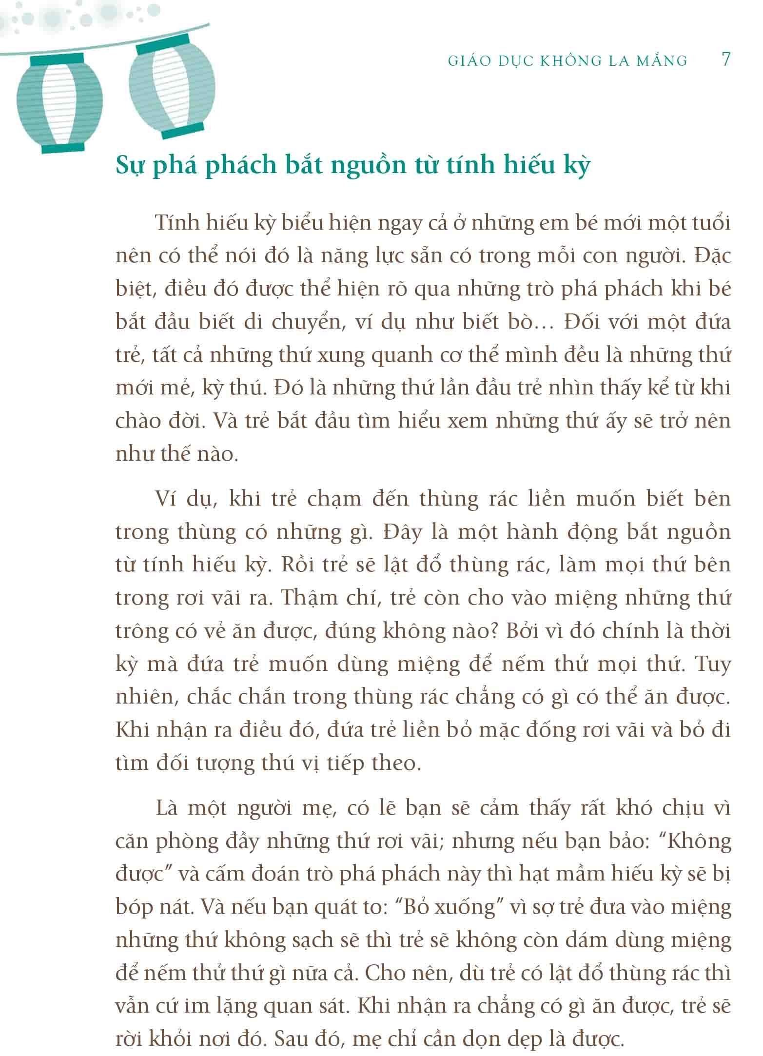 Giáo Dục Không La Mắng