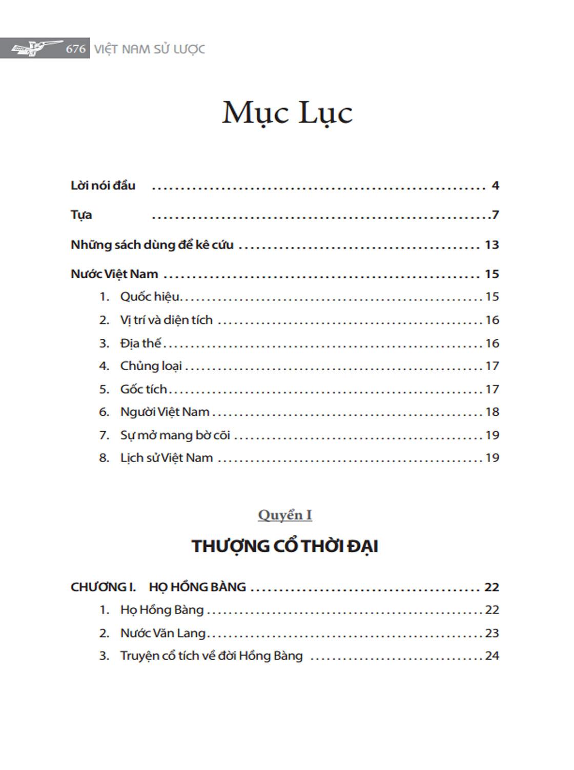 Việt Nam Sử Lược (Bìa Cứng) (Tái Bản 2022)