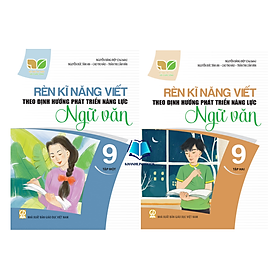 Sách - Combo Rèn kĩ năng viết theo định hướng phát triển năng lực ngữ văn 9 - tập 1 + 2 ( kết nối )