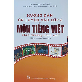 Sách - Hướng dẫn ôn luyện vào lớp 6 Môn Tiếng Việt theo chương trình mới