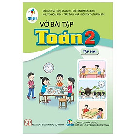 Sách Vở bài tập Toán 2- tập hai- Cánh Diều (Kèm bìa nilong bao sách)