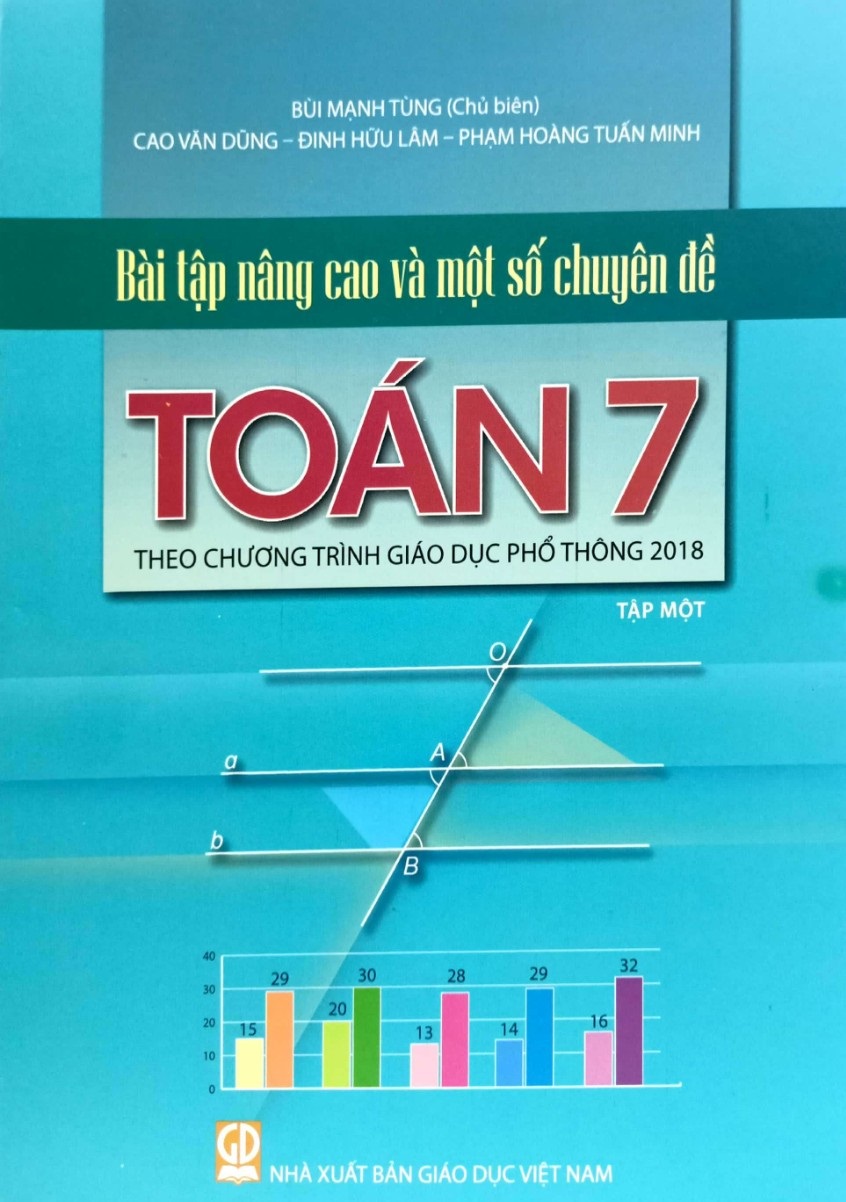 Combo Bài tập nâng cao và một số chuyên đề toán 7, tập 1, 2 (theo chương trình giáo dục phổ thông 2018).