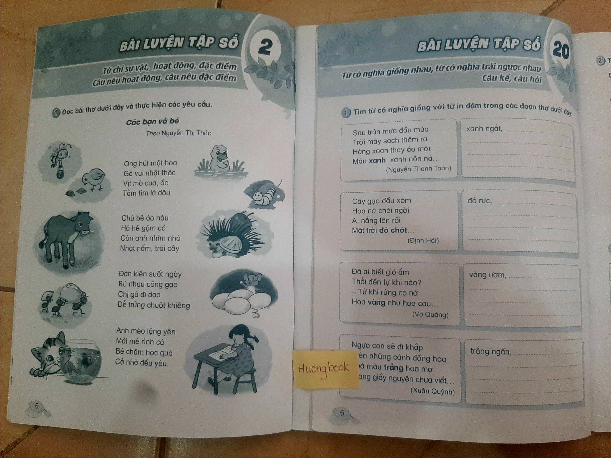Sách - Vở luyện từ và câu lớp 3 - tập 2 ( theo chương trình giáo dục phổ thông 2018 )
