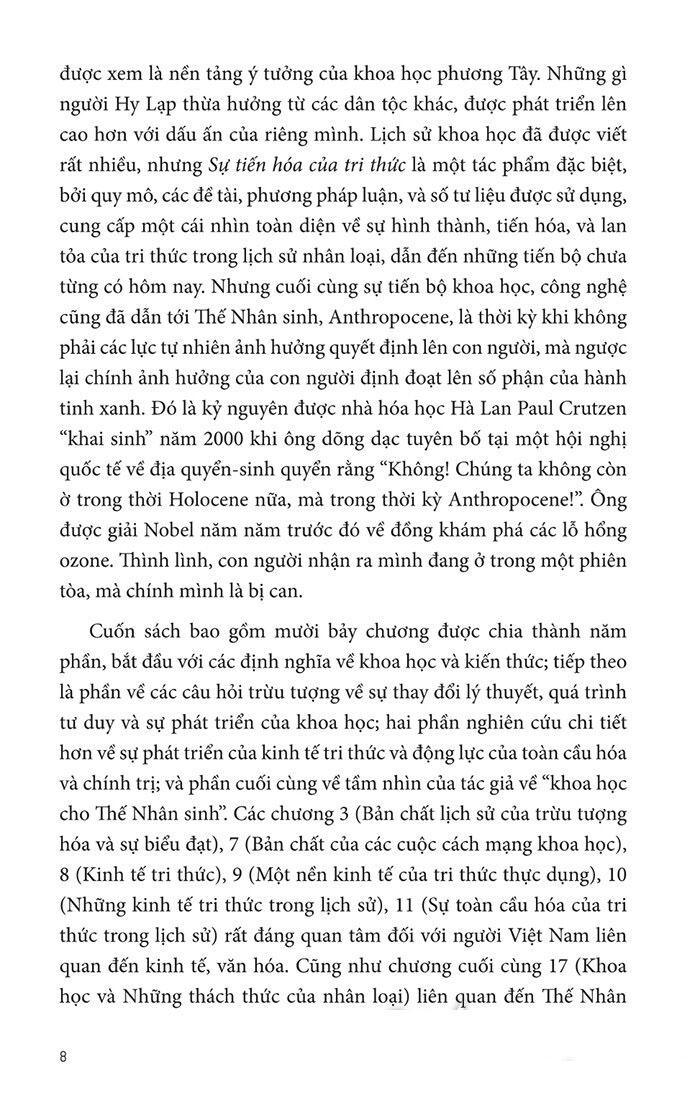 Sự Tiến Hóa Của Tri Thức