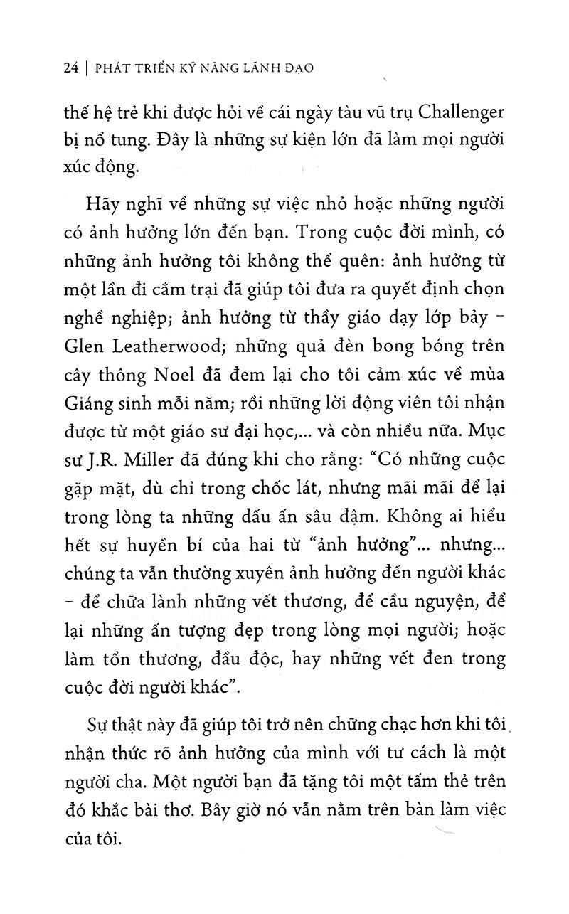 Phát Triển Kỹ Năng Lãnh Đạo