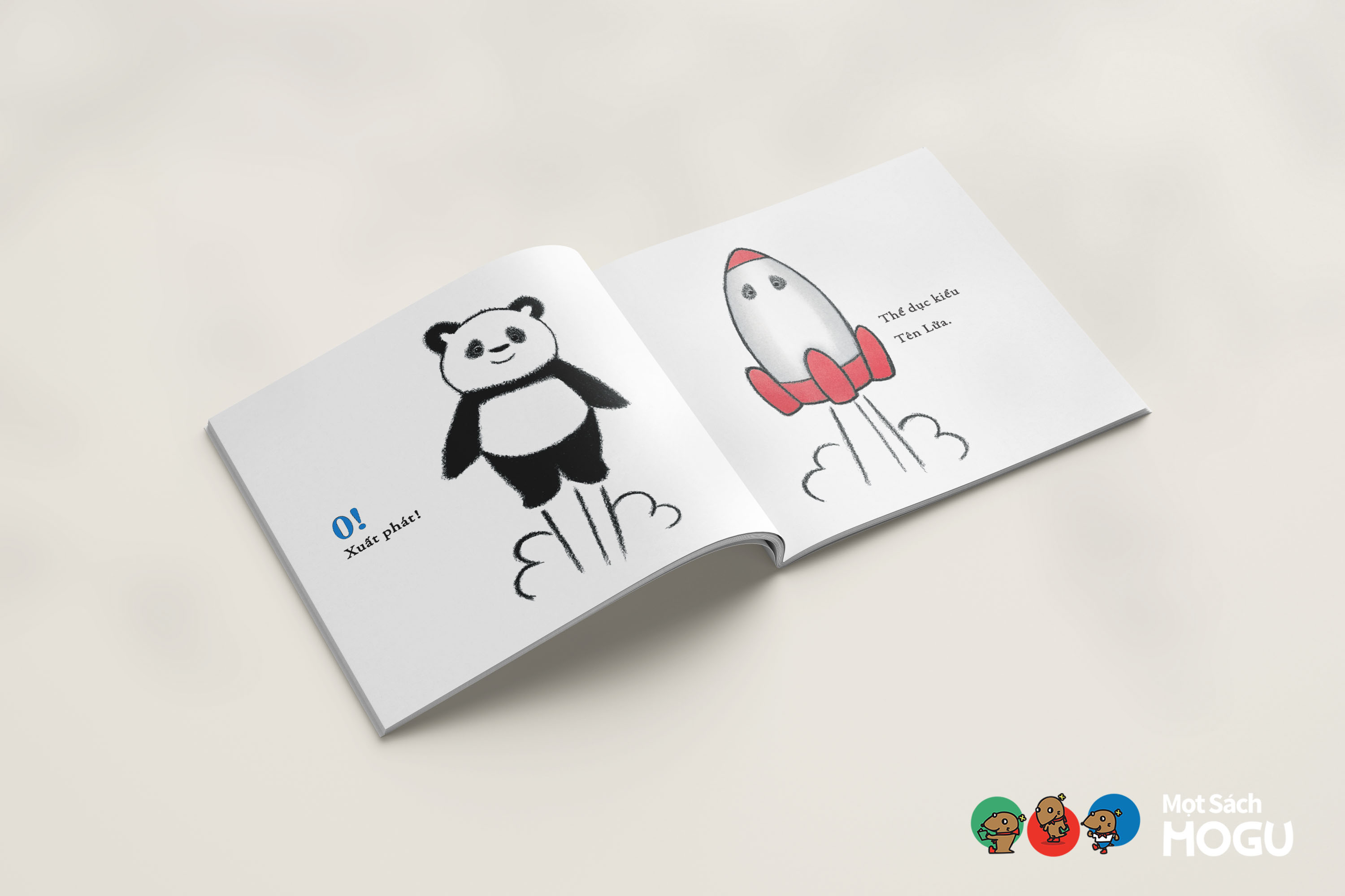 Truyện Ehon bé 1-2-3 tuổi - Bài thể dục bắt chước của gấu trúc