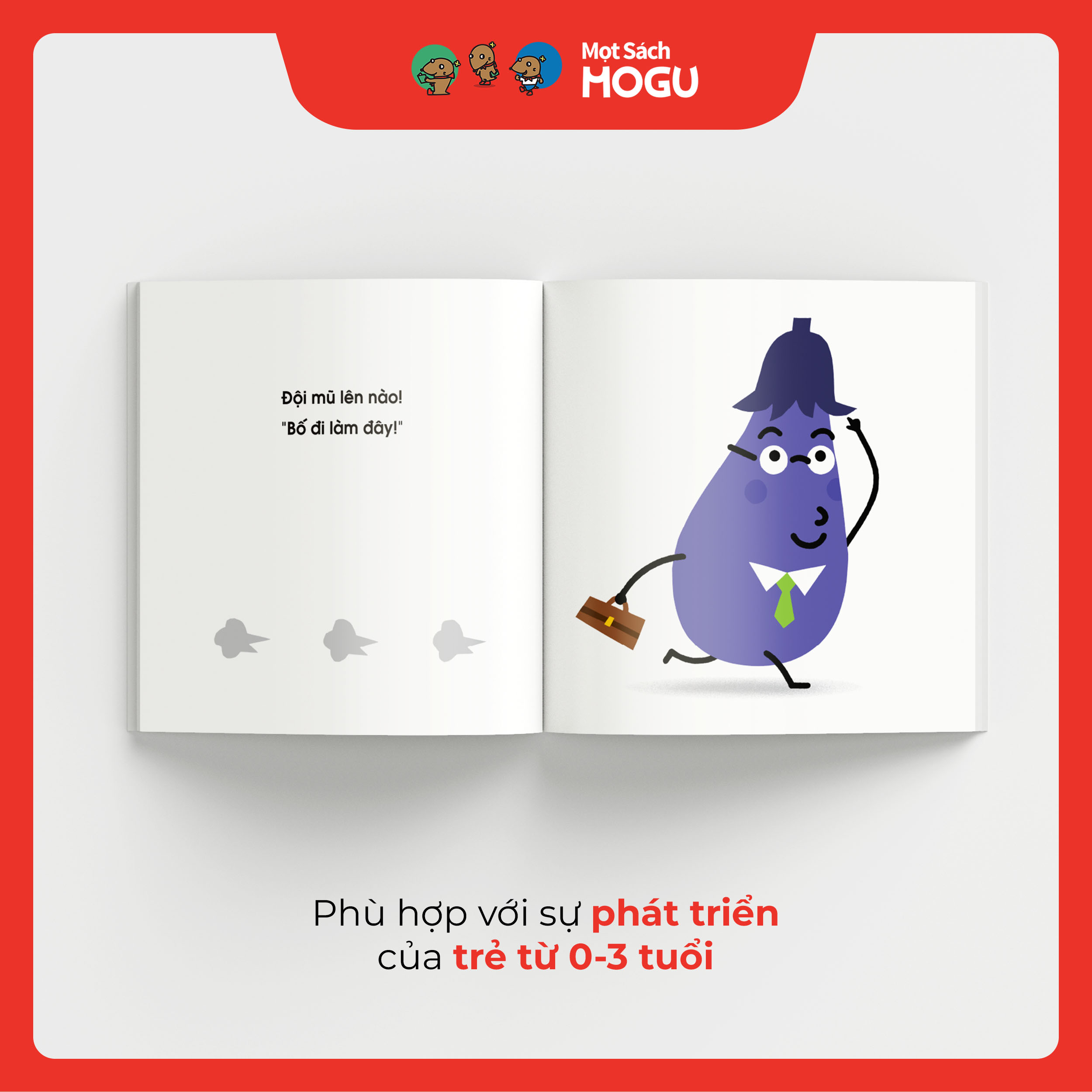 Truyện Ehon bé 1-2-3 tuổi - Đội mũ nào!