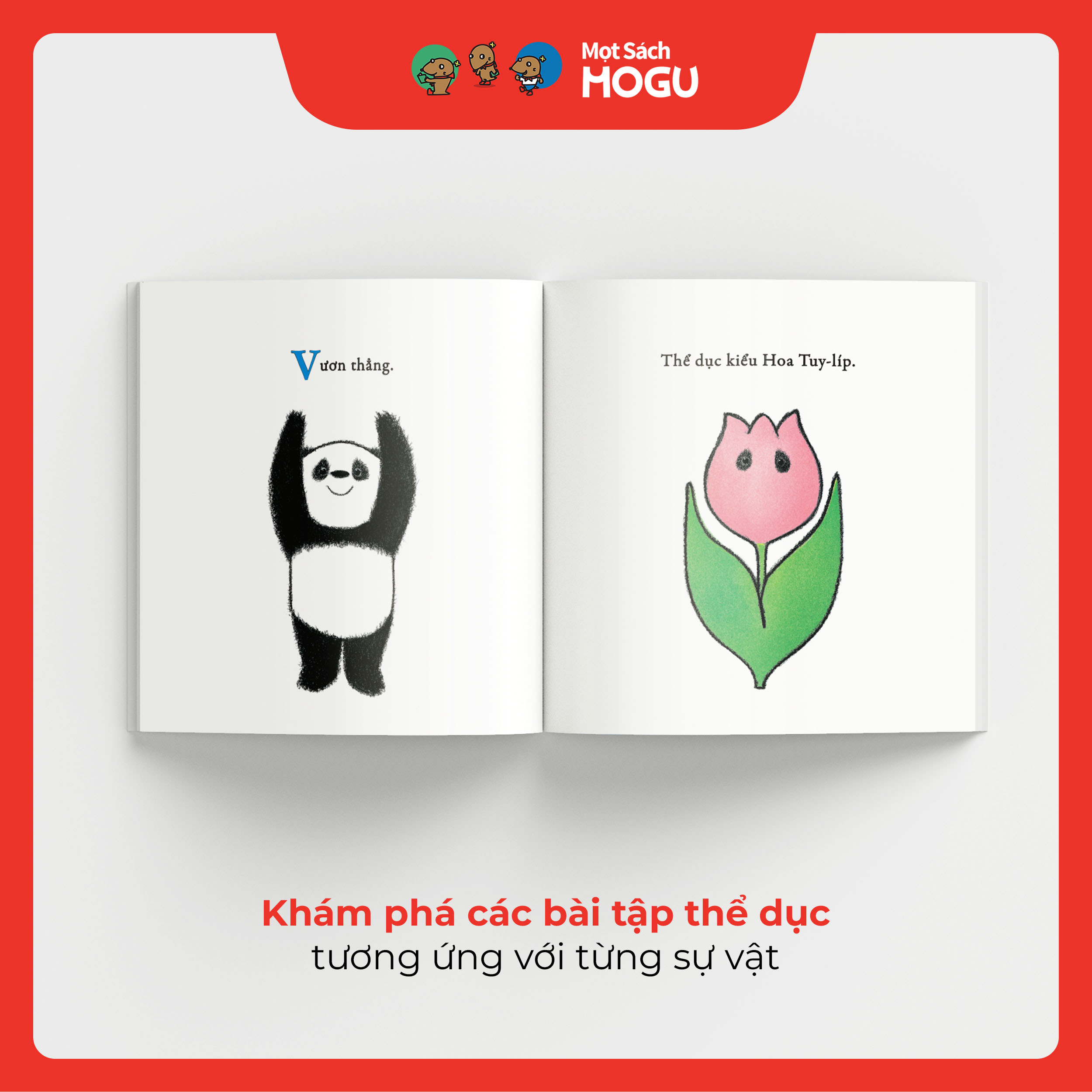 Truyện Ehon bé 1-2-3 tuổi - Bài thể dục bắt chước của gấu trúc