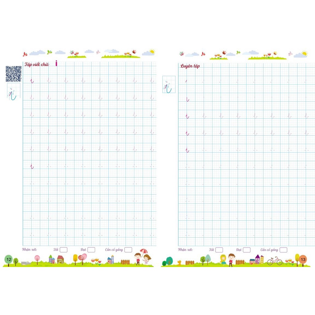 Sách - Vở Tập Viết Trọn Bộ Cho Bé Vào Lớp 1 - Phiên Bản Mới Nhất 5 Trong 1