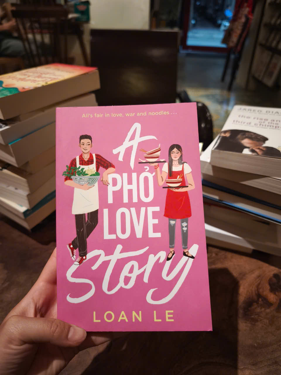 Sách - A Phở Love Story by Loan Le - Romance in English