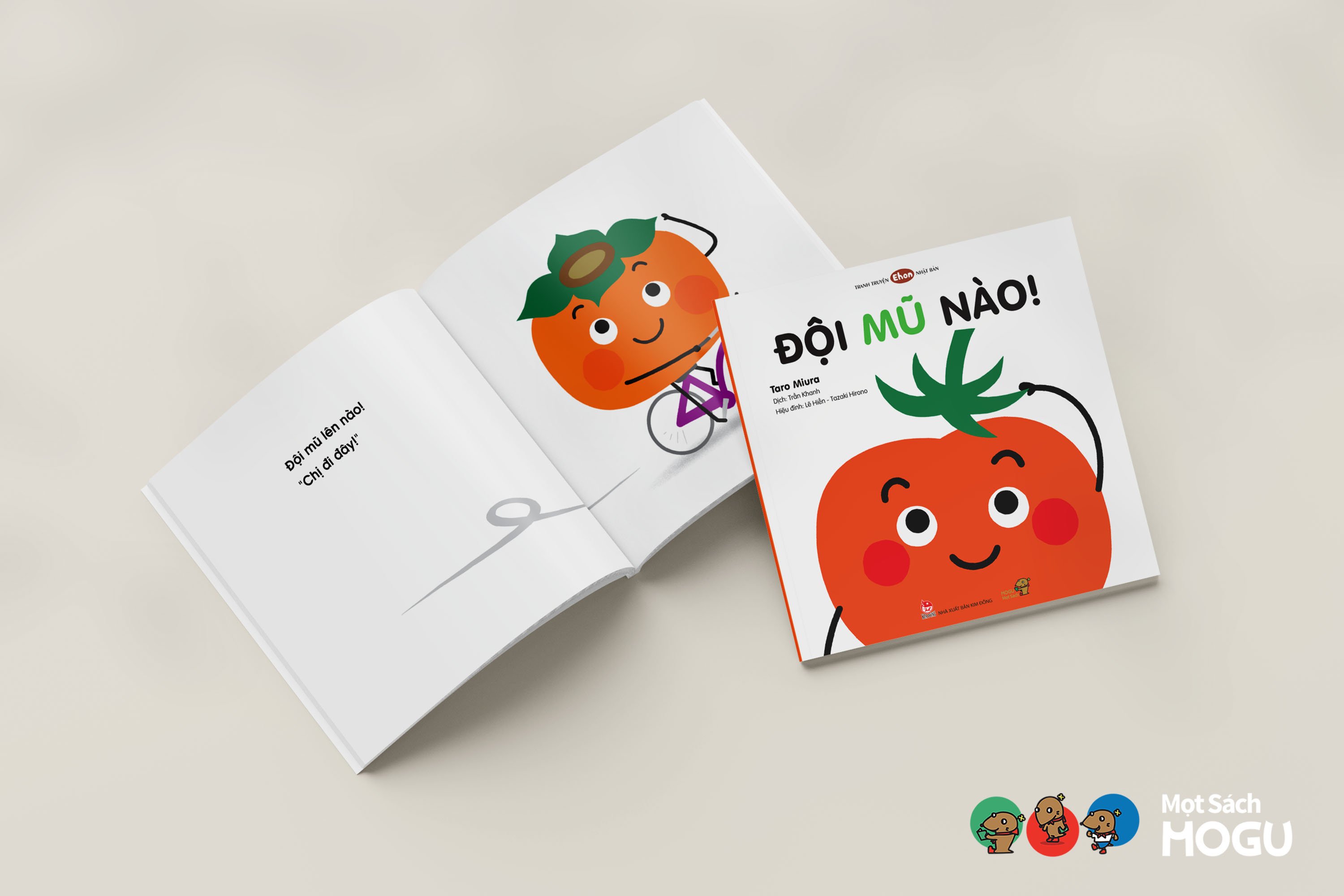 Truyện Ehon bé 1-2-3 tuổi - Đội mũ nào!