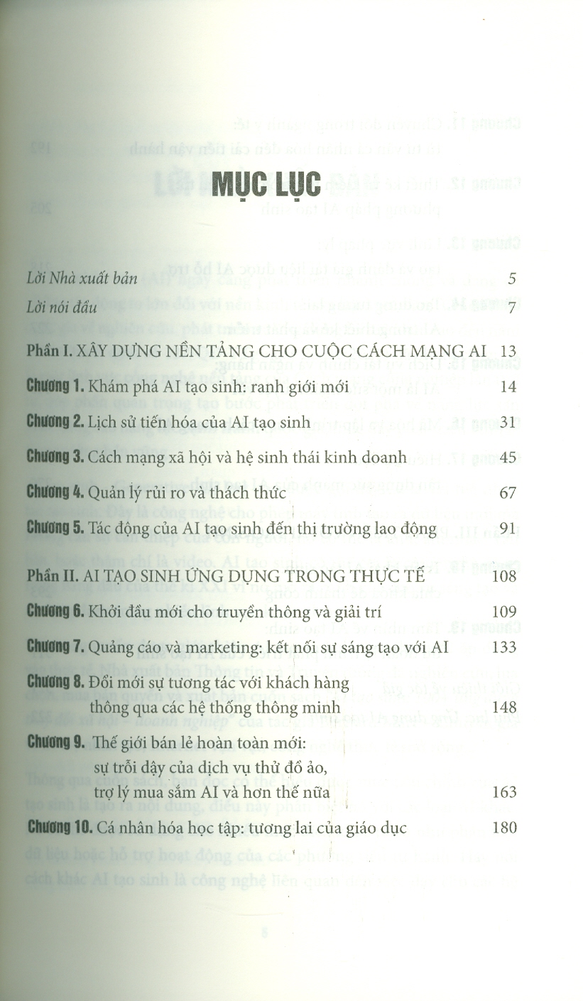 AI Tạo Sinh: 100+ Ứng Dụng Thay Đổi Xã Hội - Kinh Doanh