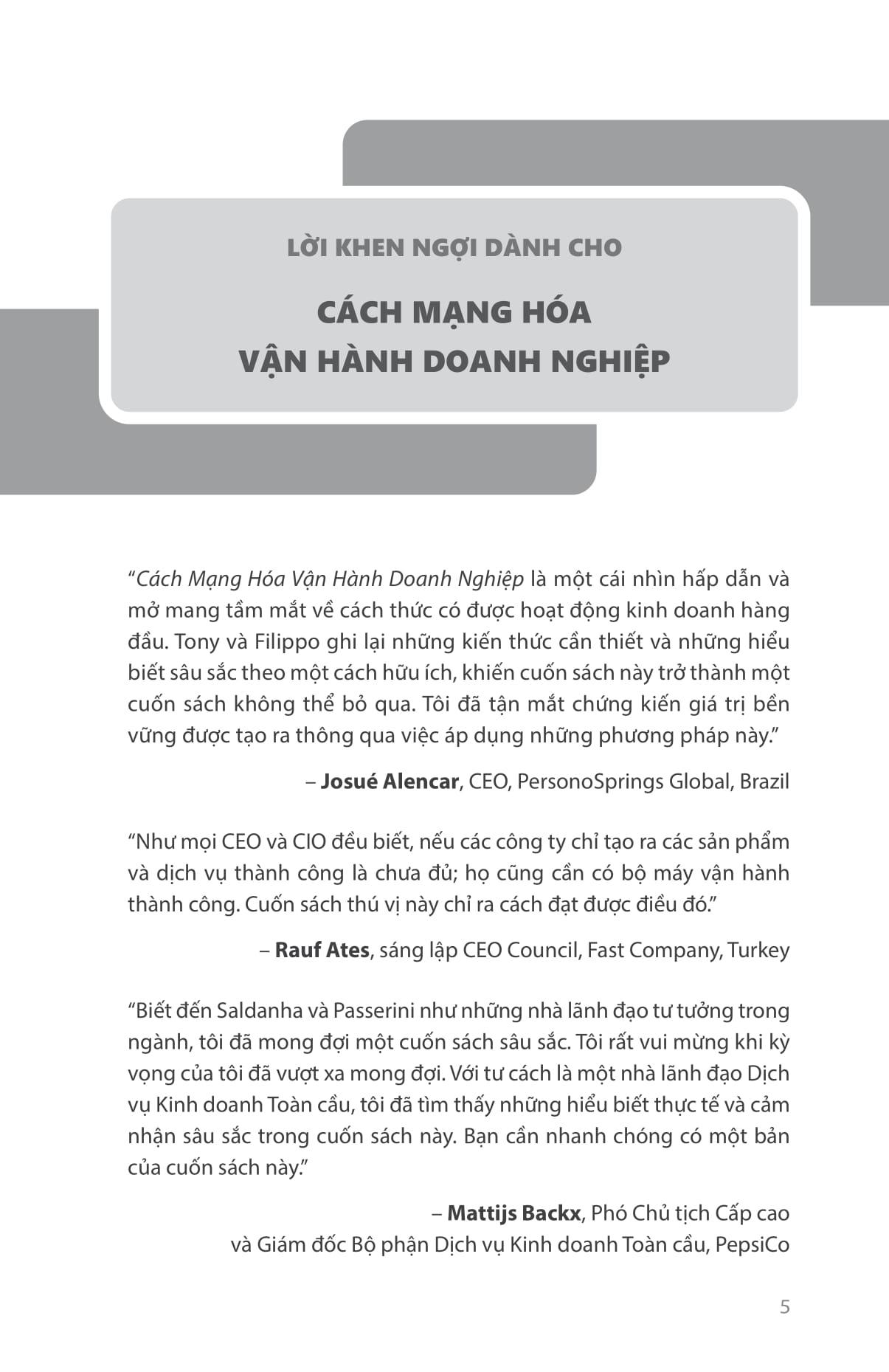 Sách - Cách Mạng Hóa Vận Hành Doanh Nghiệp - Revolutionizing Business Operations