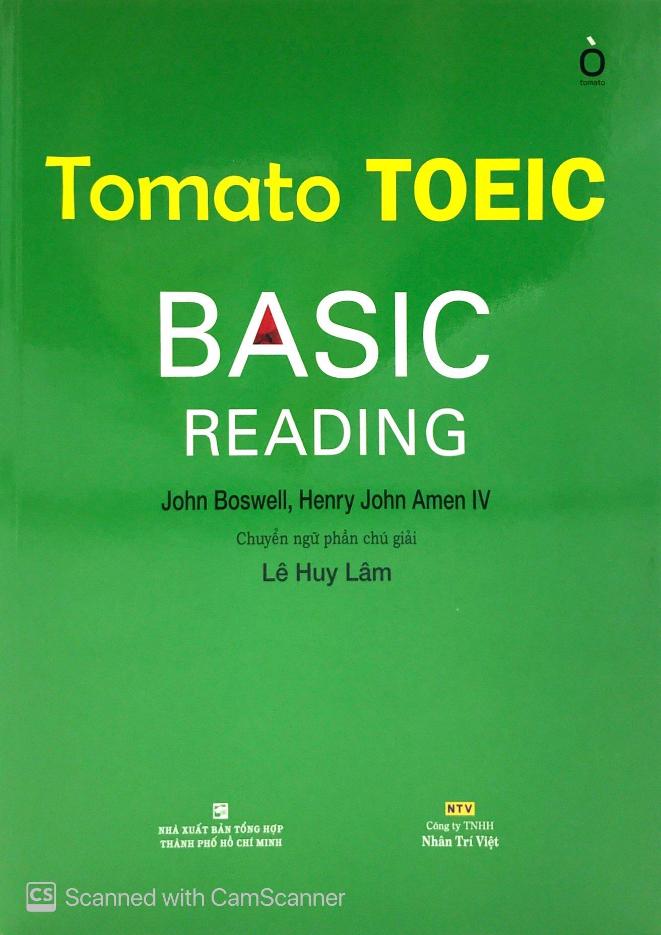 Tomato Toeic Basic Reading