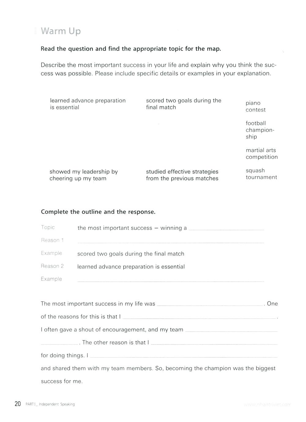 TOEFL iBT Activator Speaking Advanced (Kèm CD)