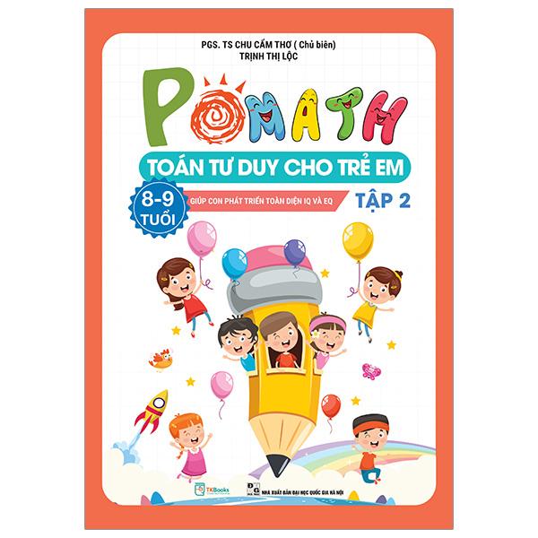 Sách - Pomath - Toán Tư Duy Cho Trẻ Em - 8-9 Tuổi - Tập 2